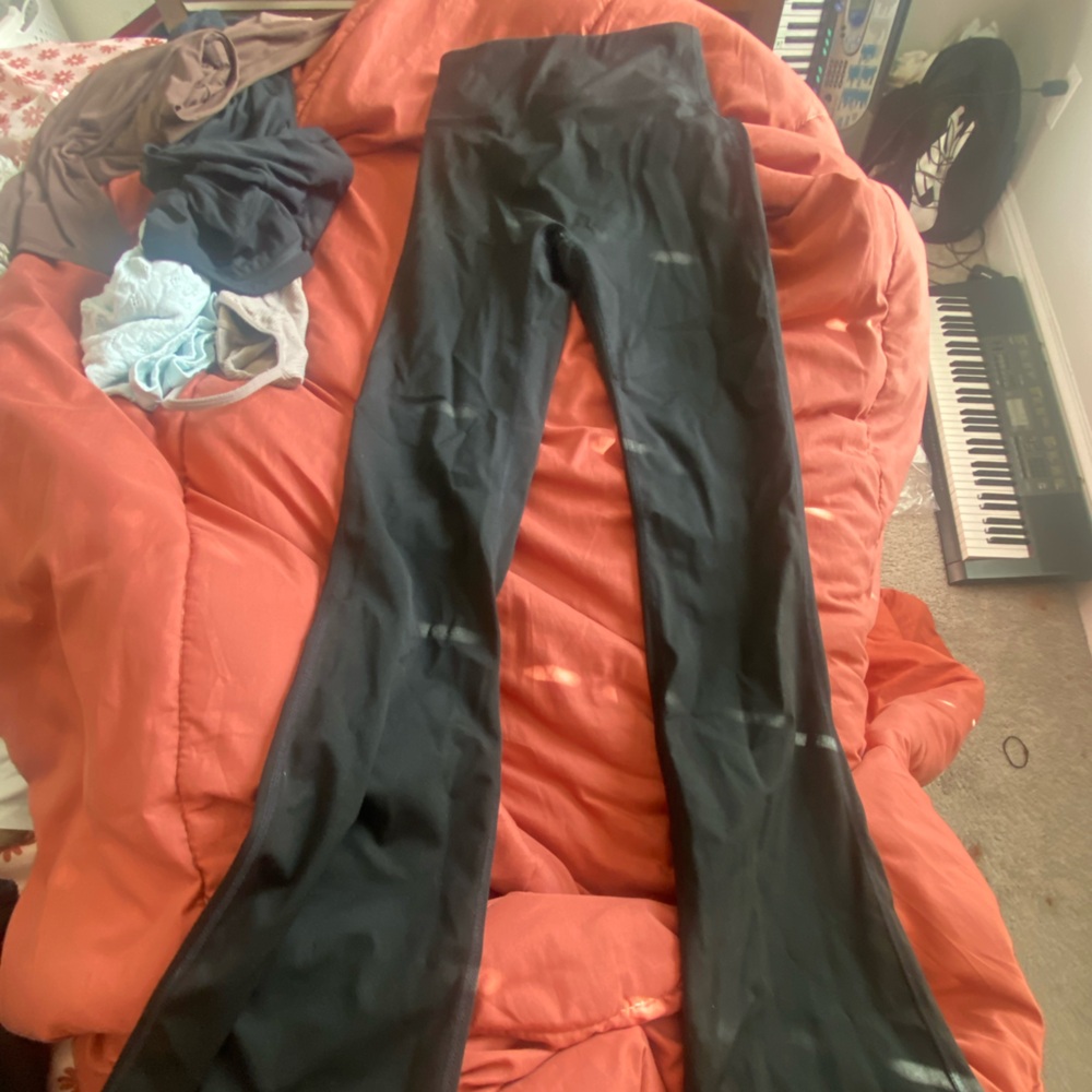 Black Flared Pants